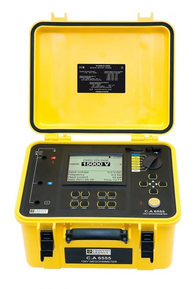 Chauvin Arnoux CA 6555 15 kV Insulation Tester Chauvin Arnoux CA 6555 15 kV Insulation Tester