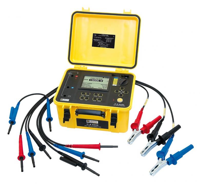 Chauvin Arnoux CA 6555 15 kV Insulation Tester Chauvin Arnoux CA 6555 15 kV Insulation Tester