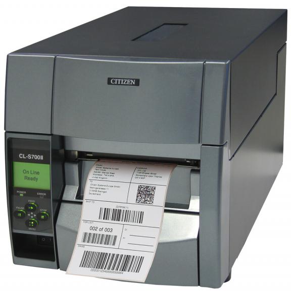 Citizen CL-S700DTII Industrial Barcode and Label Printer