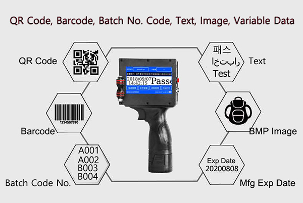 Meenjet M3S Handheld Inkjet Printer