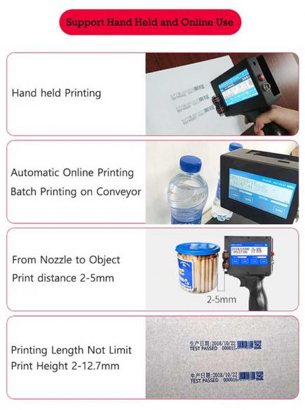 Meenjet M3S Handheld Inkjet Printer